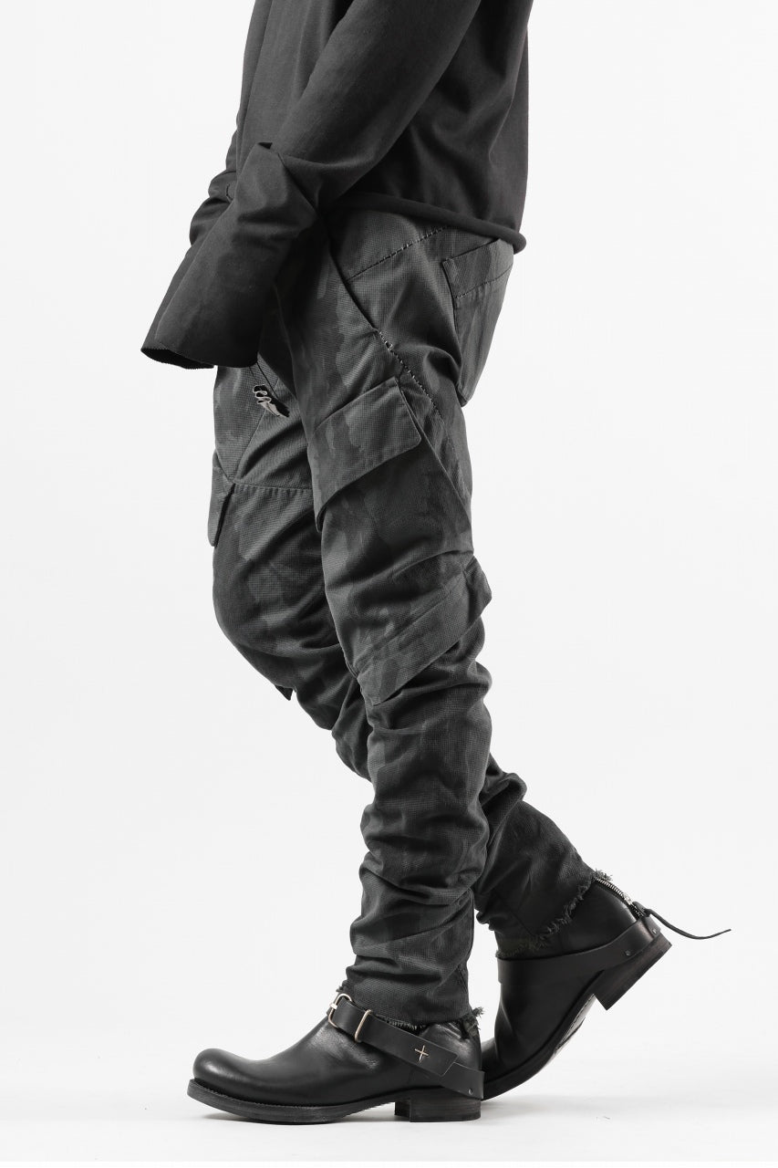 画像をギャラリービューアに読み込む, masnada BAGGY CARGO PANTS / STRETCH MICRO RIP COTTON (CAMO LEGION)