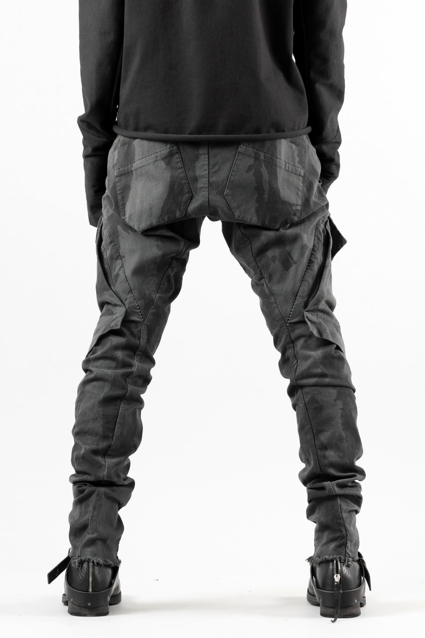 画像をギャラリービューアに読み込む, masnada BAGGY CARGO PANTS / STRETCH MICRO RIP COTTON (CAMO LEGION)