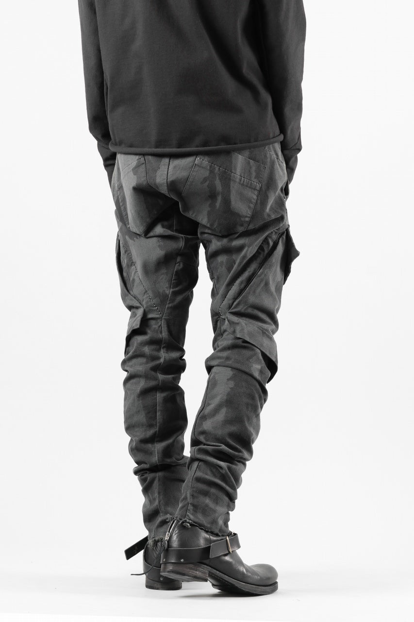 画像をギャラリービューアに読み込む, masnada BAGGY CARGO PANTS / STRETCH MICRO RIP COTTON (CAMO LEGION)