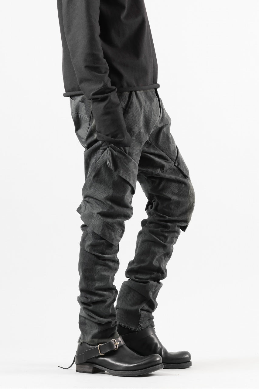 画像をギャラリービューアに読み込む, masnada BAGGY CARGO PANTS / STRETCH MICRO RIP COTTON (CAMO LEGION)