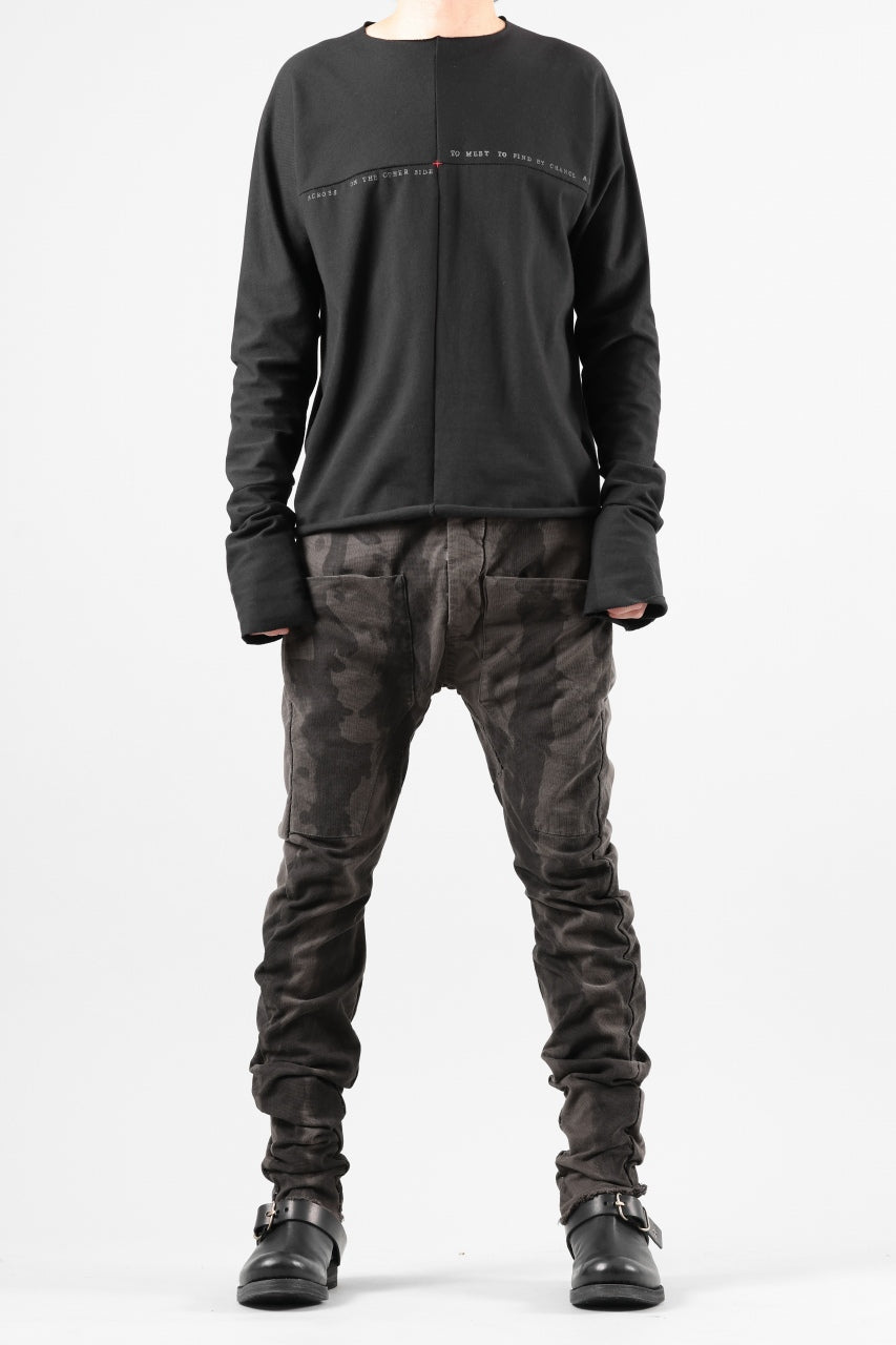 画像をギャラリービューアに読み込む, masnada SLIM GUSSET PANTS / STRETCH MICRO RIP COTTON (CAMO DUST)