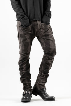 画像をギャラリービューアに読み込む, masnada SLIM GUSSET PANTS / STRETCH MICRO RIP COTTON (CAMO DUST)