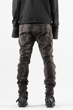 画像をギャラリービューアに読み込む, masnada SLIM GUSSET PANTS / STRETCH MICRO RIP COTTON (CAMO DUST)