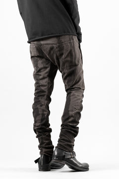 画像をギャラリービューアに読み込む, masnada SLIM GUSSET PANTS / STRETCH MICRO RIP COTTON (CAMO DUST)