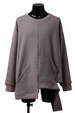 画像をギャラリービューアに読み込む, A.F ARTEFACT BOMBERHEAT® ASYMMETRY LOOP HEM TOPS (BROWN)