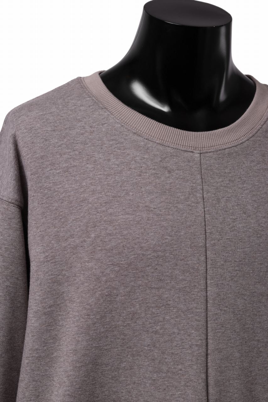 画像をギャラリービューアに読み込む, A.F ARTEFACT BOMBERHEAT® ASYMMETRY LOOP HEM TOPS (BROWN)