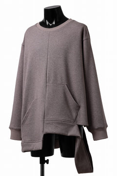 画像をギャラリービューアに読み込む, A.F ARTEFACT BOMBERHEAT® ASYMMETRY LOOP HEM TOPS (BROWN)
