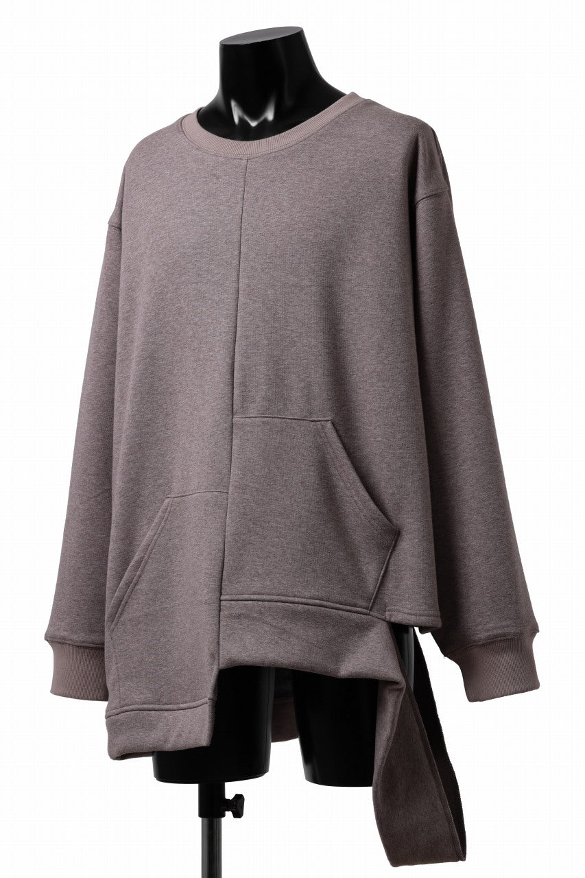 画像をギャラリービューアに読み込む, A.F ARTEFACT BOMBERHEAT® ASYMMETRY LOOP HEM TOPS (BROWN)
