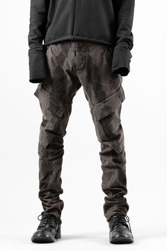 画像をギャラリービューアに読み込む, masnada BAGGY CARGO PANTS / STRETCH MICRO RIP COTTON (CAMO DUST)