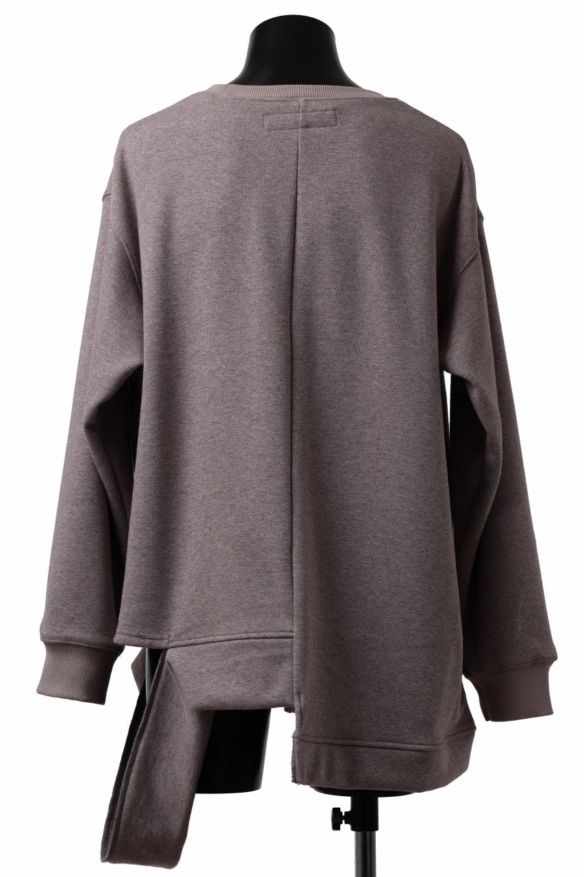 画像をギャラリービューアに読み込む, A.F ARTEFACT BOMBERHEAT® ASYMMETRY LOOP HEM TOPS (BROWN)