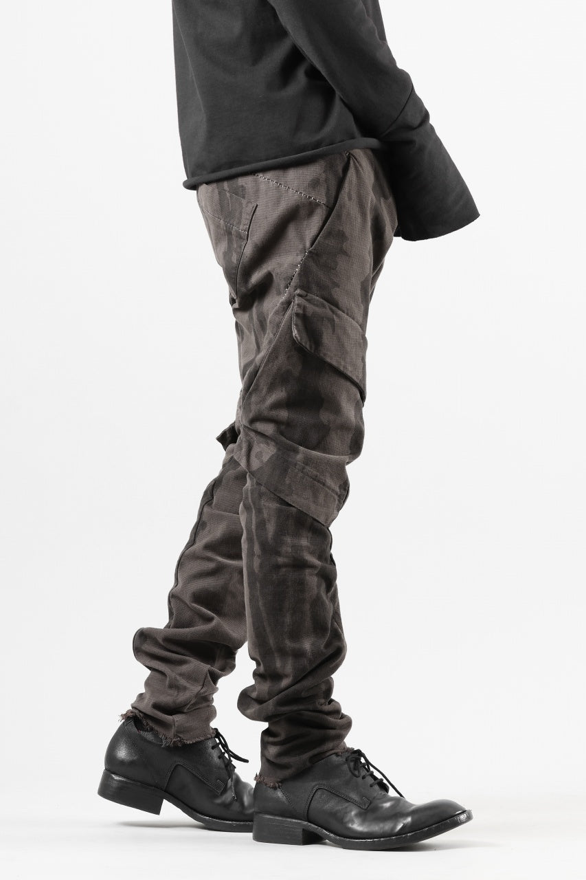 画像をギャラリービューアに読み込む, masnada BAGGY CARGO PANTS / STRETCH MICRO RIP COTTON (CAMO DUST)
