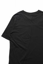 画像をギャラリービューアに読み込む, thom/krom STITCHING BASIC FIT T-SHIRT / SILKY COTTON JERSEY (BLACK)