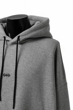 画像をギャラリービューアに読み込む, A.F ARTEFACT BOMBERHEAT® BACK LOGO HOODIE (LIGHT GREY)