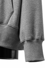 画像をギャラリービューアに読み込む, A.F ARTEFACT BOMBERHEAT® BACK LOGO HOODIE (LIGHT GREY)