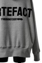 画像をギャラリービューアに読み込む, A.F ARTEFACT BOMBERHEAT® BACK LOGO HOODIE (LIGHT GREY)