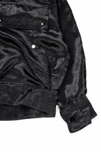 画像をギャラリービューアに読み込む, A.F ARTEFACT SATIN MILITARY HOODIE BLOUSON (BLACK)