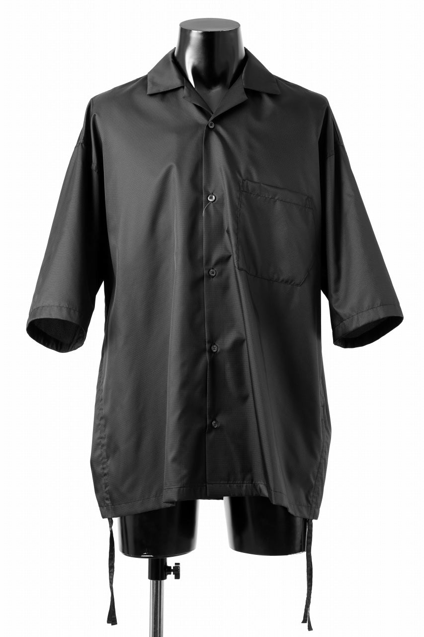 画像をギャラリービューアに読み込む, D-VEC FISHNET DOBBY S/S SHIRT / WR REAMIDE® (NIGHT SEA BLACK)