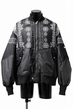 画像をギャラリービューアに読み込む, FACETASM ORIGINAL BANDANA PRINT MA-1 (BANDANA)