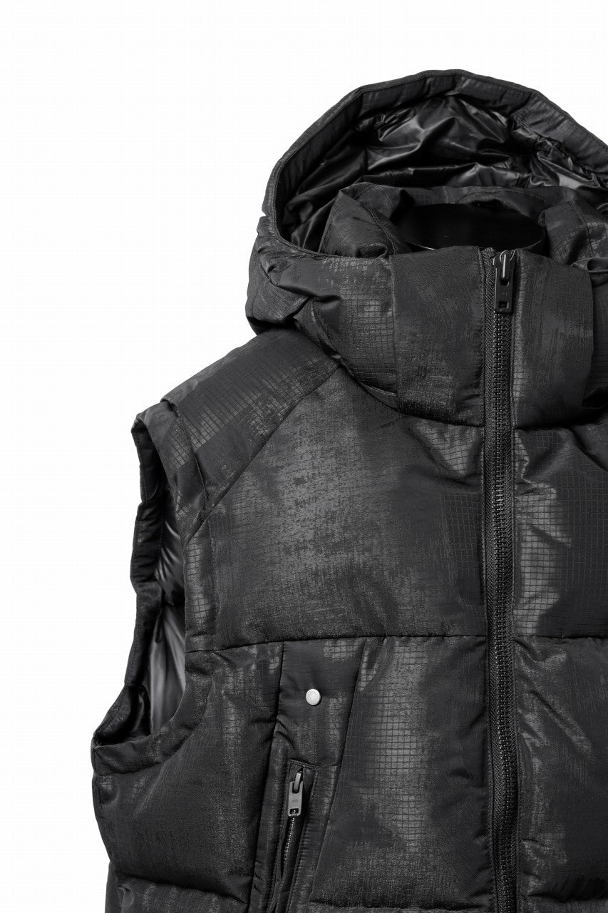 画像をギャラリービューアに読み込む, Y-3 Yohji Yamamoto GRAPHICS PUFFER VEST / PERTEX® (BLACK)
