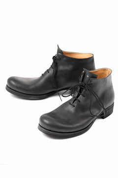 画像をギャラリービューアに読み込む, m.a+ front laced ankle boot / S1BB2/VA1,5 (BLACK)