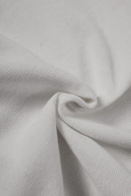 Load image into Gallery viewer, sus-sous raglan L/S tee / dyed & damaged waffle 3/4 Cotton Linen (WHITE)