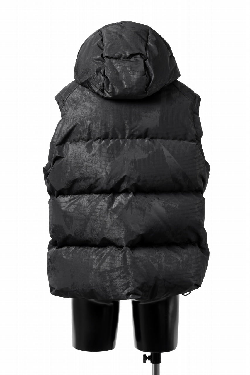 画像をギャラリービューアに読み込む, Y-3 Yohji Yamamoto GRAPHICS PUFFER VEST / PERTEX® (BLACK)