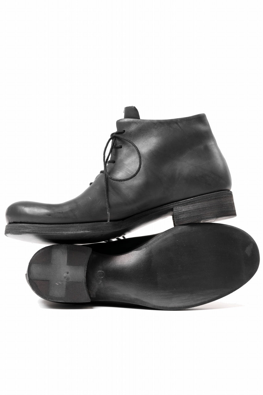 画像をギャラリービューアに読み込む, m.a+ front laced ankle boot / S1BB2/VA1,5 (BLACK)