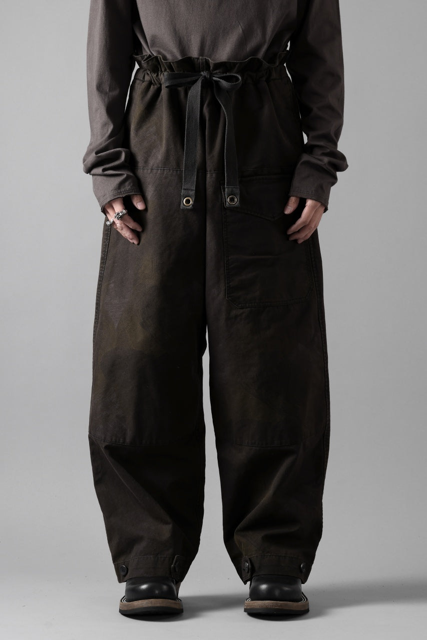 画像をギャラリービューアに読み込む, sus-sous limited trousers MK-0 / british military cotton (CAMOUFLAGE / sumi dyed)