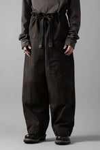 画像をギャラリービューアに読み込む, sus-sous limited trousers MK-0 / british military cotton (CAMOUFLAGE / sumi dyed)