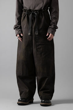 画像をギャラリービューアに読み込む, sus-sous limited trousers MK-0 / british military cotton (CAMOUFLAGE / sumi dyed)