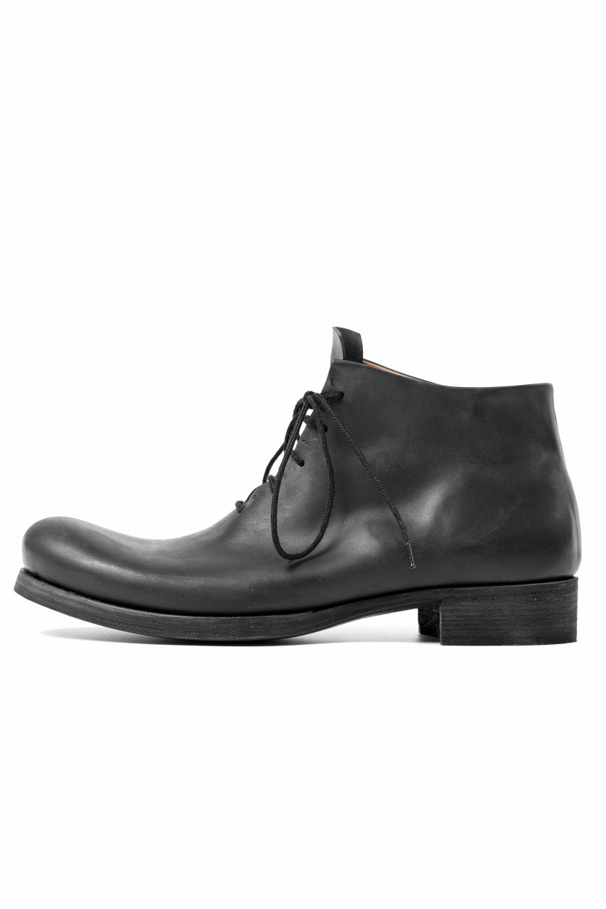 画像をギャラリービューアに読み込む, m.a+ front laced ankle boot / S1BB2/VA1,5 (BLACK)