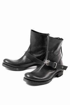 画像をギャラリービューアに読み込む, m.a+ goodyear buckle back zipper medium boots / S1C2Z/CUAV1,5 (BLACK)