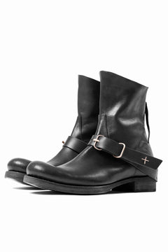 Load image into Gallery viewer, m.a+ goodyear buckle back zipper medium boots / S1C2Z/CUAV1,5 (BLACK)