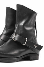 Load image into Gallery viewer, m.a+ goodyear buckle back zipper medium boots / S1C2Z/CUAV1,5 (BLACK)