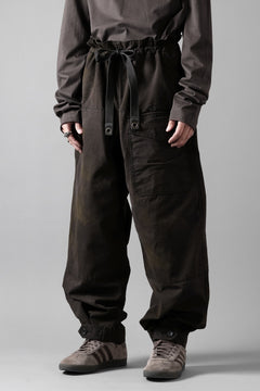 画像をギャラリービューアに読み込む, sus-sous limited trousers MK-0 / british military cotton (CAMOUFLAGE / sumi dyed)