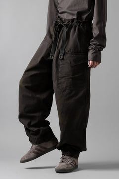 画像をギャラリービューアに読み込む, sus-sous limited trousers MK-0 / british military cotton (CAMOUFLAGE / sumi dyed)