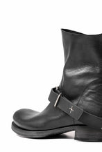 Load image into Gallery viewer, m.a+ goodyear buckle back zipper medium boots / S1C2Z/CUAV1,5 (BLACK)