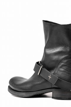 Load image into Gallery viewer, m.a+ goodyear buckle back zipper medium boots / S1C2Z/CUAV1,5 (BLACK)