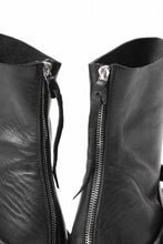 Load image into Gallery viewer, m.a+ goodyear buckle back zipper medium boots / S1C2Z/CUAV1,5 (BLACK)
