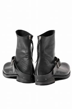 Load image into Gallery viewer, m.a+ goodyear buckle back zipper medium boots / S1C2Z/CUAV1,5 (BLACK)