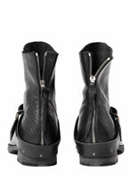 Load image into Gallery viewer, m.a+ goodyear buckle back zipper medium boots / S1C2Z/CUAV1,5 (BLACK)