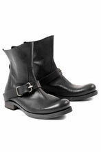 Load image into Gallery viewer, m.a+ goodyear buckle back zipper medium boots / S1C2Z/CUAV1,5 (BLACK)