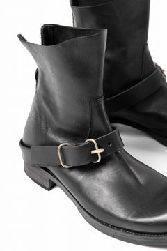 Load image into Gallery viewer, m.a+ goodyear buckle back zipper medium boots / S1C2Z/CUAV1,5 (BLACK)