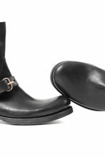 Load image into Gallery viewer, m.a+ goodyear buckle back zipper medium boots / S1C2Z/CUAV1,5 (BLACK)