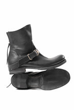 Load image into Gallery viewer, m.a+ goodyear buckle back zipper medium boots / S1C2Z/CUAV1,5 (BLACK)