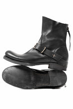 Load image into Gallery viewer, m.a+ goodyear buckle back zipper medium boots / S1C2Z/CUAV1,5 (BLACK)