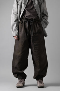 画像をギャラリービューアに読み込む, sus-sous limited trousers MK-0 / british military cotton (CAMOUFLAGE / sumi dyed)