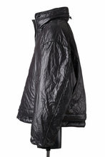 Load image into Gallery viewer, Juun.J Wrinkle Nylon Stand Collar Goose Down Jumper (BLACK)