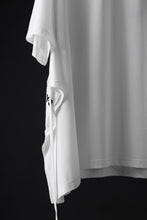 画像をギャラリービューアに読み込む, Y-3 Yohji Yamamoto SAIL CLOSURE SHORT SLEEVE TEE (OFF WHITE)