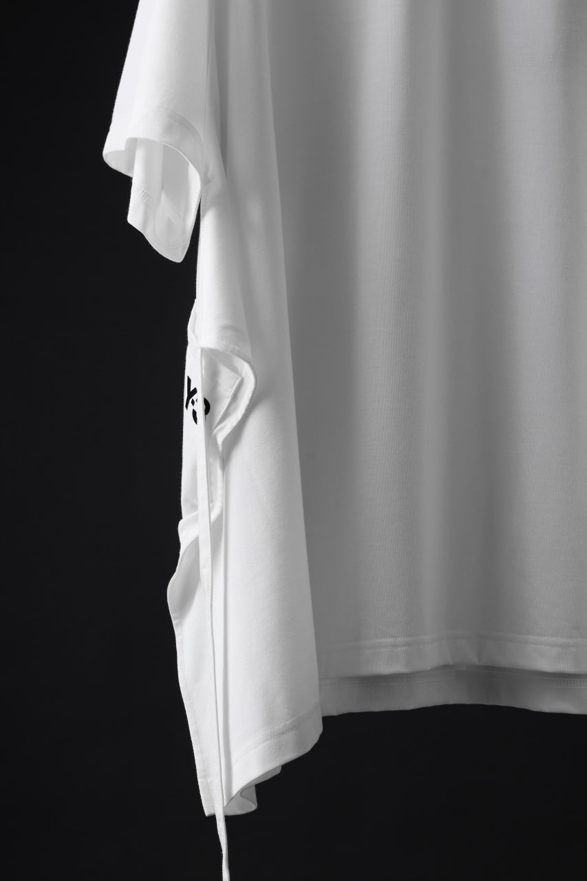画像をギャラリービューアに読み込む, Y-3 Yohji Yamamoto SAIL CLOSURE SHORT SLEEVE TEE (OFF WHITE)